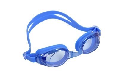 Очки для плавания, серия "Регуляр", синие, цвет линзы - синий (Swimming goggles) SF 0393 от компании Компания «Про 100» - фото 1