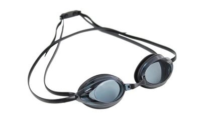 Очки для плавания, серия "Спорт", черные, цвет линзы - серый (Swimming goggles) SF 0396 от компании Компания «Про 100» - фото 1