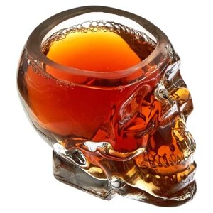 Стопка, 110 мл, «БЕДНЫЙ ЙОРИК», стекло (Glass Skull) SU 0036