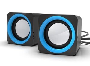 Колонка компьютерная Ritmix SP-2025 Black-blue