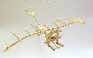 Конструктор из дерева "Орнитоптер" Леонардо Да Винчи (Da Vinci Ornithopter Item # D-026)