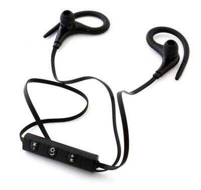 Наушники спортивные Bluetooth SiPL с крючком Черные - преимущества