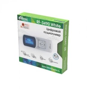 MP3-плеер Ritmix RF-3490 4Gb White