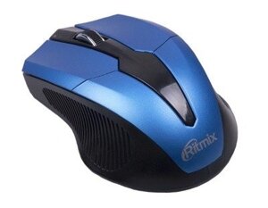 Полноразмерная беспроводная оптическая мышь Ritmix RMW-560 BLACK/BLUE