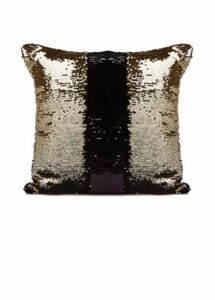 Подушка декоративная «РУСАЛКА» цвет черный (Magic Pillow color black/gold)