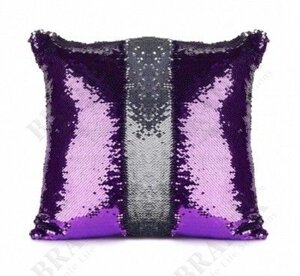 Подушка декоративная «РУСАЛКА» цвет фиолетовый (Magic Pillow color purple/silver)
