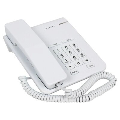 Проводной телефон Alcatel T22 белый от компании Компания «Про 100» - фото 1