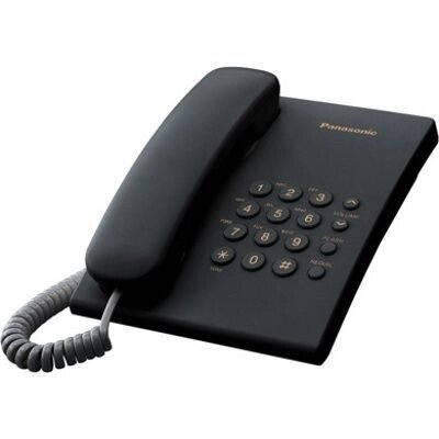 Проводной телефон Panasonic KX-TS2350RU-B от компании Компания «Про 100» - фото 1