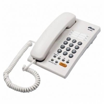 Проводной телефон Ritmix RT-330 white от компании Компания «Про 100» - фото 1