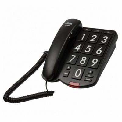 Проводной телефон Ritmix RT-520 black от компании Компания «Про 100» - фото 1