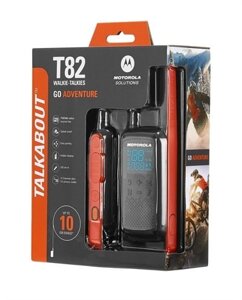 Радиостанция motorola talkabout T82 BLACK/RED