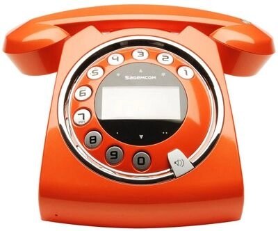 Радиотелефон DECT Sagemcom Sixty оранжевый от компании Компания «Про 100» - фото 1