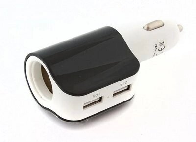 Разветвитель прикуривателя SiPL 2 USB 2.1 А от компании Компания «Про 100» - фото 1