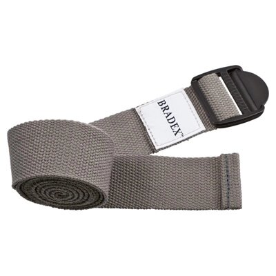 Ремешок для йоги серый (Belt yoga grey Cool Grey 4C) SF 0410 от компании Компания «Про 100» - фото 1