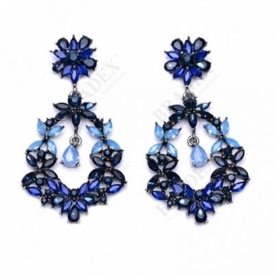 Серьги «БЕККИ» (earrings blue) от компании Компания «Про 100» - фото 1