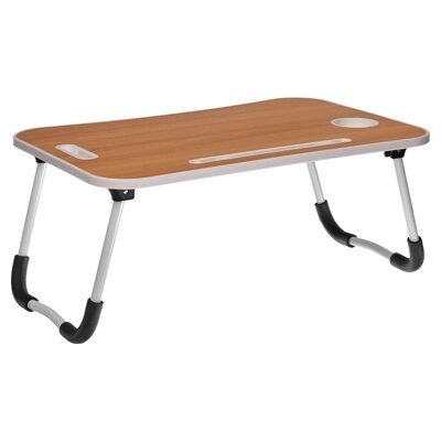 Стол складной с подстаканником «ЛАЙТ», 59,5x39,5x26,4см, белый (Fodable Table) TD 0726 от компании Компания «Про 100» - фото 1