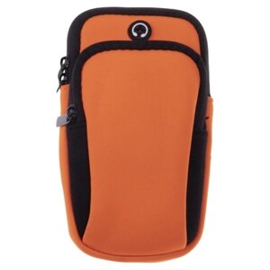 Сумка для телефона с креплением на руку Bradex SF 0738, 100-180 мм, оранжевый (mobile phone armband, orange)