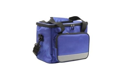 Сумка-холодильник на ремне 33*23*28 см., цвет синий (COOLER BAG. blue) TD 0669 от компании Компания «Про 100» - фото 1