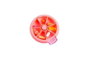 Таблетница «ГРЕЙПФРУТ»Pill Box fruits pink) KZ 0586