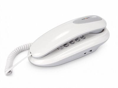Телефон проводной TeXet TX-236 светло-серый от компании Компания «Про 100» - фото 1
