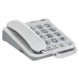 Телефон проводной TeXet TX-262 (светло-серый)