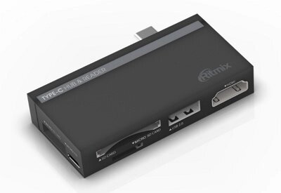 USB Type-C адаптер Ritmix CR-4630 от компании Компания «Про 100» - фото 1