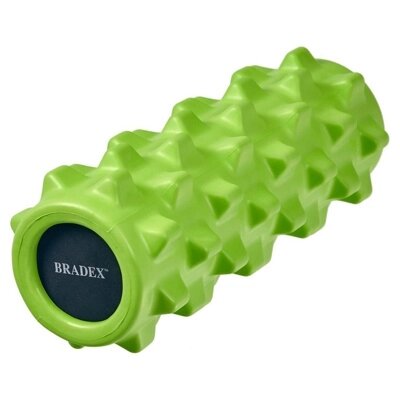 Валик для фитнеса массажный, зеленый (Foam roller massage, green) (SF 0247) от компании Компания «Про 100» - фото 1