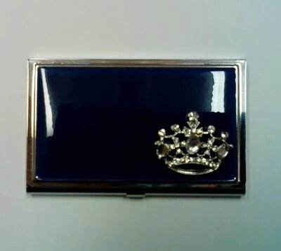 Визитница 4146 Корона синяя от компании Компания «Про 100» - фото 1