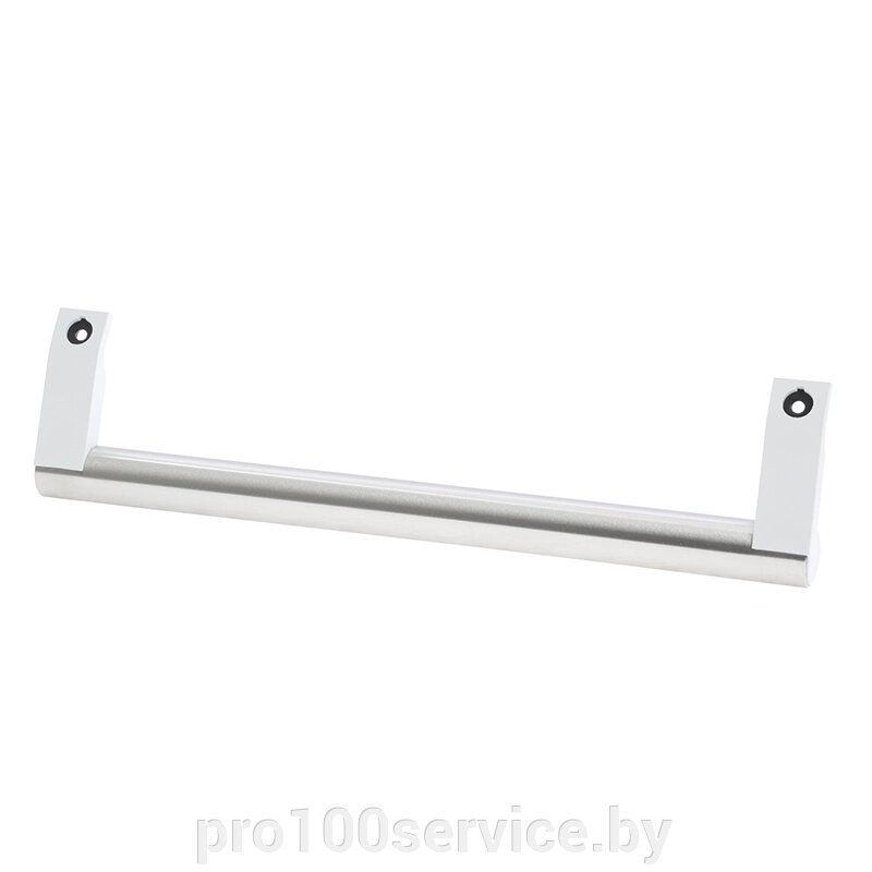 Ручка двери, нерж. сталь с белыми креплениями, L=335 мм от компании PRO100СЕРВИС - фото 1