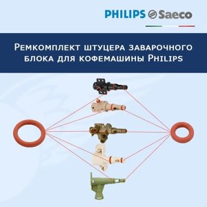 Ремкомплект штуцера заварочного блока для кофемашины Philips-Saeco, 20220901