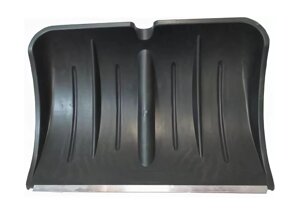 Лопата снеговая пластиковая 490х370 с планкой