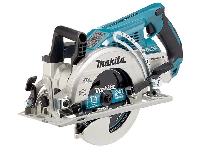 Аккум. циркулярная пила MAKITA LXT DRS 780 Z в кор. (18+18 В, БЕЗ АККУМУЛЯТОРА, 185х16 мм, до 65 мм) от компании ООО "ИнструментЛюкс" - фото 1