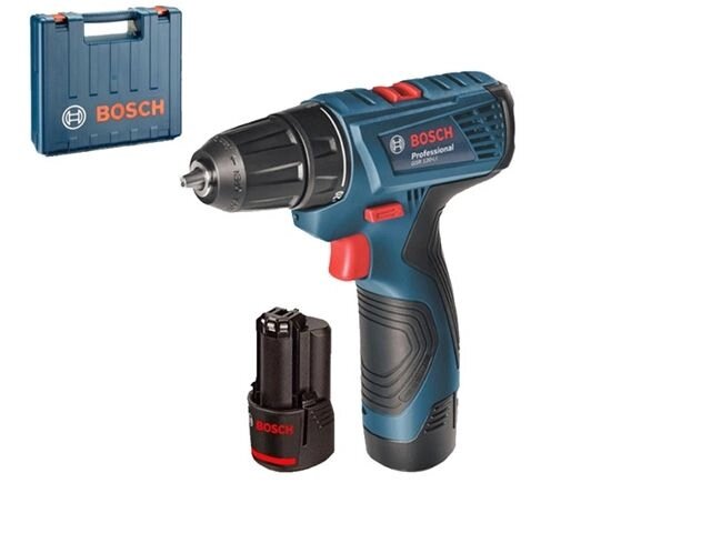 Аккум. дрель-шуруповерт BOSCH GSR 120-LI в чем. (12.0 В, 2 акк., 2.0 А/ч Li-Ion, 2 скор., 30 Нм, шурупы до 7 мм) от компании ООО "ИнструментЛюкс" - фото 1