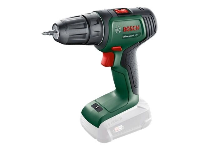 Аккум. дрель-шуруповерт BOSCH UniversalDrill 18V в чем. (18.0 В, 2 акк., 1.5 А/ч Li-Ion, 2 скор., 30 Нм, шурупы до 8 мм) от компании ООО "ИнструментЛюкс" - фото 1