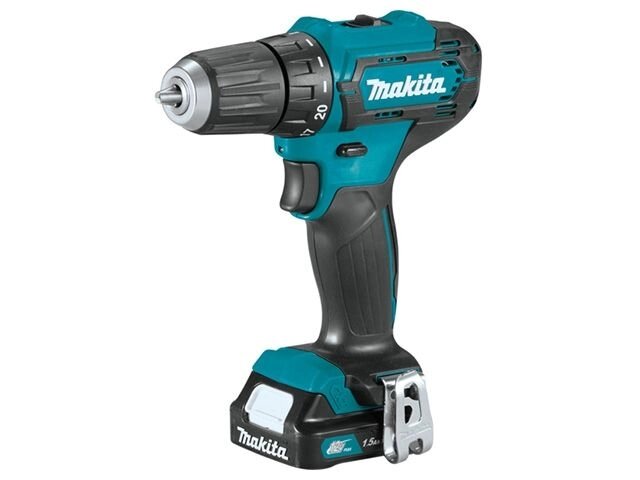 Аккум. дрель-шуруповерт MAKITA CXT DF 333 DWYE в чем. (12.0 В, 2 акк., 1.5 А/ч Li-Ion, 2 скор., 30 Нм, шурупы до 8 мм) от компании ООО "ИнструментЛюкс" - фото 1