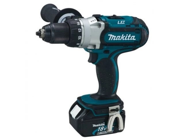 Аккум. дрель-шуруповерт MAKITA LXT DDF 451 RFE в чем. (18.0 В, 2 акк., 3.0 А/ч Li-Ion, 3 скор., 80 Нм, шурупы до 12 мм) от компании ООО "ИнструментЛюкс" - фото 1