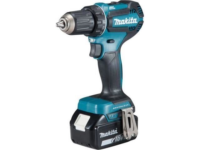 Аккум. дрель-шуруповерт MAKITA LXT DDF 485 SYE в чем. (18.0 В, 2 акк., 1.5 А/ч Li-Ion, 2 скор., 50 Нм, шурупы до 10 мм) от компании ООО "ИнструментЛюкс" - фото 1