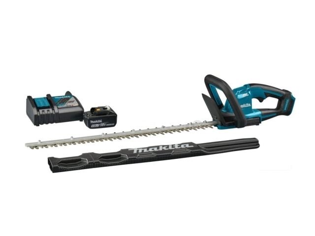 Аккум. кусторез MAKITA LXT DUH 606 RT в кор. (18.0 В, 1 акк., 5.0 А/ч, Li-Ion, длина ножа 600 мм, шаг ножа: 20 мм.) от компании ООО "ИнструментЛюкс" - фото 1