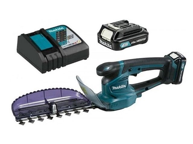 Аккум. кусторез MAKITA UH 201 DWA (12.0 В, 1 акк., 2.0 А/ч, Li-Ion, длина ножа 200 мм, шаг ножа: 26 мм, вес 1.3 кг) от компании ООО "ИнструментЛюкс" - фото 1