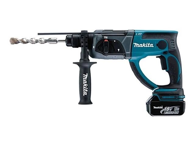 Аккум. перфоратор MAKITA LXT DHR 202 RF в чем. (18.0 В, 1 акк., 3.0 А/ч Li-Ion, 1.9 Дж, вес 3.5 кг) от компании ООО "ИнструментЛюкс" - фото 1