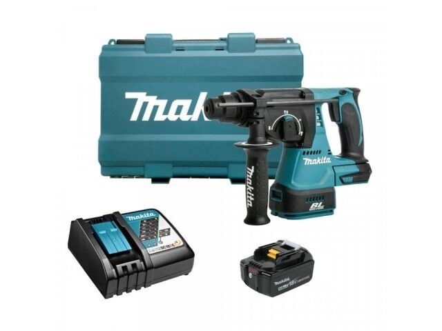 Аккум. перфоратор MAKITA LXT DHR 242 RT в кейсе (18.0 В, Li-Ion, 2.0 Дж, вес 3.3 кг,) от компании ООО "ИнструментЛюкс" - фото 1