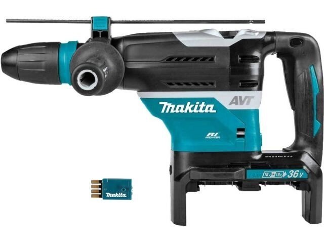 Аккум. перфоратор MAKITA LXT DHR 400 ZKU в чем. (18+18 В, БЕЗ АККУМУЛЯТОРА, 8.0 Дж, вес 7.6 кг, беспроводное управление от компании ООО "ИнструментЛюкс" - фото 1