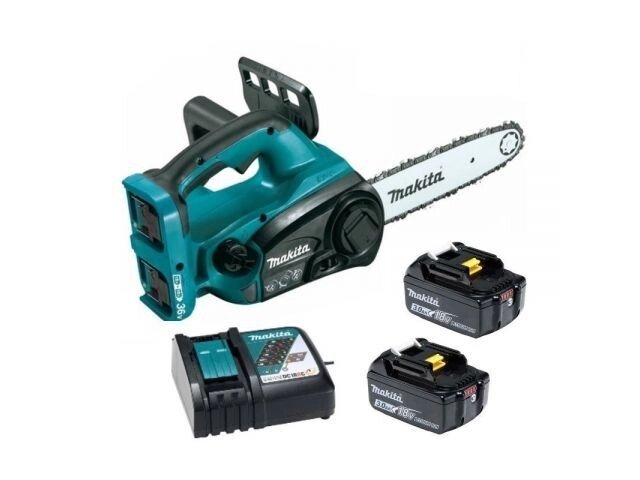 Аккум. пила цепная MAKITA LXT DUC 302 RF2 шина 30 см (12"), 3/8, 1.1 мм (36.0 В   2 акк. 3.0 А/ч Li-Ion) от компании ООО "ИнструментЛюкс" - фото 1