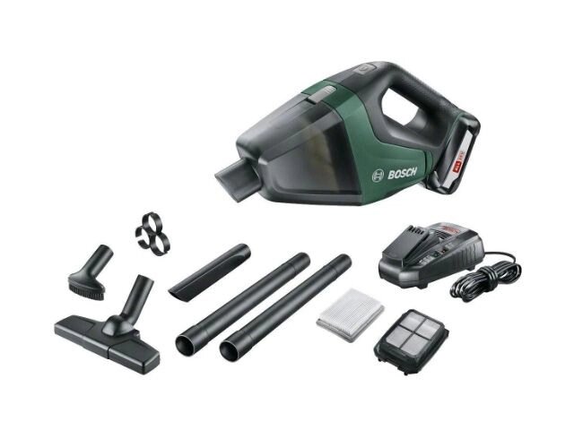 Аккум. пылесос BOSCH UniversalVac 18 в кор. + аксессуары (18.0 В, 1 акк., 2.5 А/ч, Li-Ion, 0.50 л, класс: L, от компании ООО "ИнструментЛюкс" - фото 1