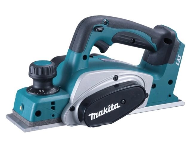 Аккум. рубанок MAKITA LXT DKP 180 Z в кор. (18.0 В, БЕЗ АККУМУЛЯТОРА, 14.000 об/мин, ширина: 82 мм, макс. глубина: 2,5 от компании ООО "ИнструментЛюкс" - фото 1