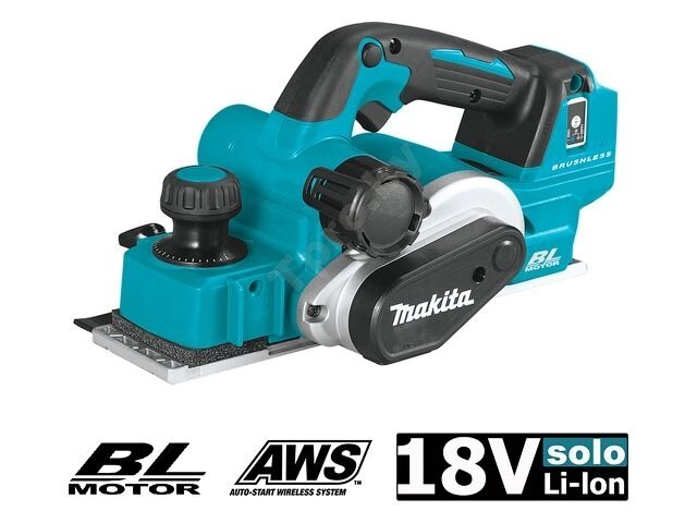 Аккум. рубанок MAKITA LXT DKP 181 Z в кор. (18.0 В, БЕЗ АККУМУЛЯТОРА, 11.000 об/мин, ширина: 82 мм, макс. глубина: 3,0 от компании ООО "ИнструментЛюкс" - фото 1