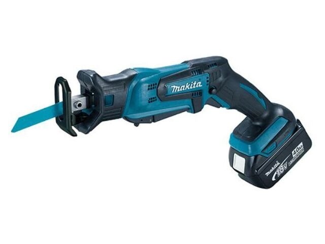 Аккум. сабельная пила MAKITA LXT DJR 185 RME в чем. (18.0 В, 2 акк., 4.0 А/ч, Li-Ion, дерево до 50 мм, металл до 50 мм) от компании ООО "ИнструментЛюкс" - фото 1