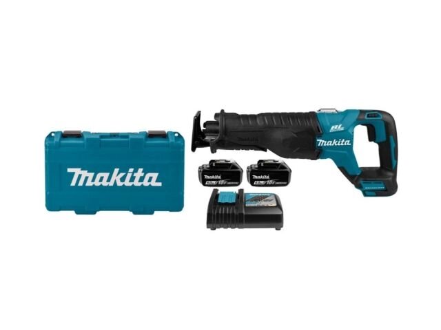 Аккум. сабельная пила MAKITA LXT DJR 187 RT в кейсе (18.0 В, 1 акк., 5.0 А/ч, Li-Ion, дерево до 255 мм, металл до 130 от компании ООО "ИнструментЛюкс" - фото 1