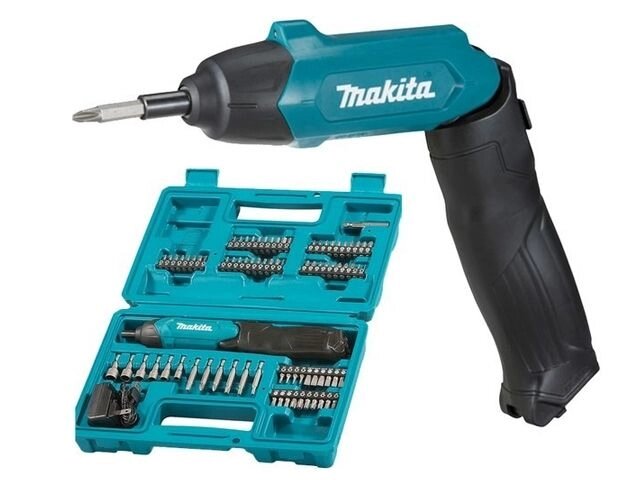 Аккум. шуруповерт MAKITA DF 001 DW в чем.+ аксессуары (3.6 В, 1 акк., 1.3 А/ч Li-Ion, 1 скор., 4 Нм, шурупы до 5 мм) от компании ООО "ИнструментЛюкс" - фото 1