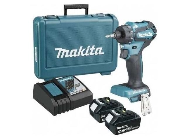 Аккум. шуруповерт MAKITA LXT DDF 083 RFE в чем. (18.0 В, 2 акк., 3.0 А/ч Li-Ion, 2 скор., 40 Нм,) от компании ООО "ИнструментЛюкс" - фото 1